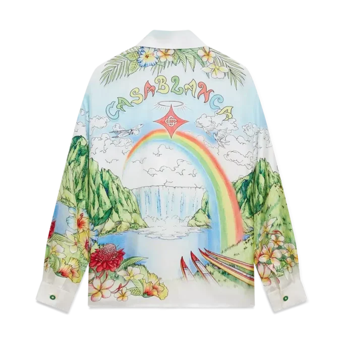Aloha zijden overhemd met lange mouwen Aloha zijden overhemd met lange mouwen
