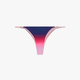 Aubergine bikini-broekje met kleurverloop