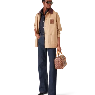 Beige werkjas