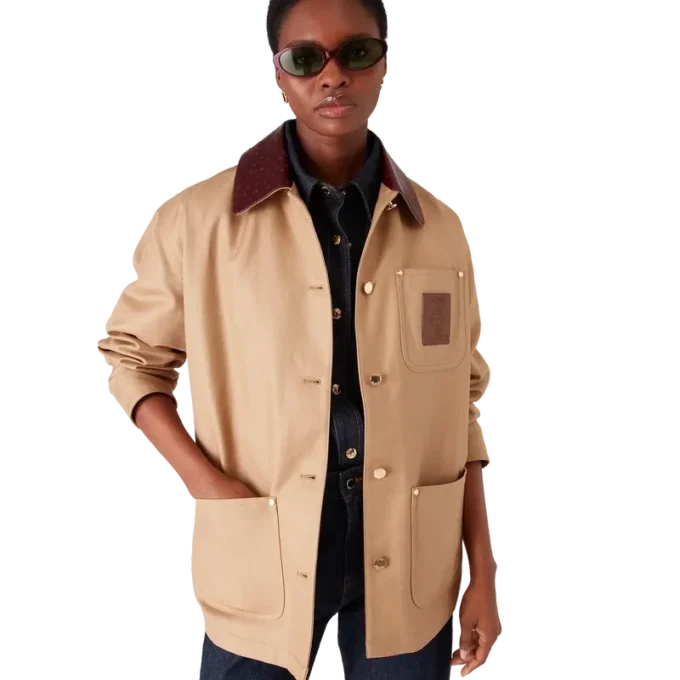 Beige werkjas Beige werkjas