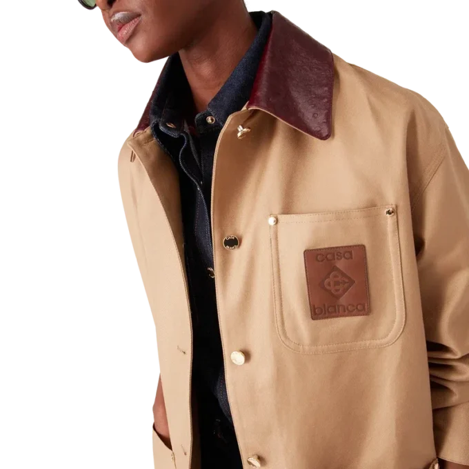Beige werkjas Beige werkjas