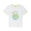 Beyond Destiny Longline Ringer T-shirt met korte mouwen Beyond Destiny Longline Ringer T-shirt met korte mouwen