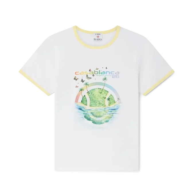 Beyond Destiny Longline Ringer T-shirt met korte mouwen Beyond Destiny Longline Ringer T-shirt met korte mouwen