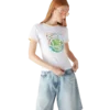 Beyond Destiny Longline Ringer T-shirt met korte mouwen Beyond Destiny Longline Ringer T-shirt met korte mouwen
