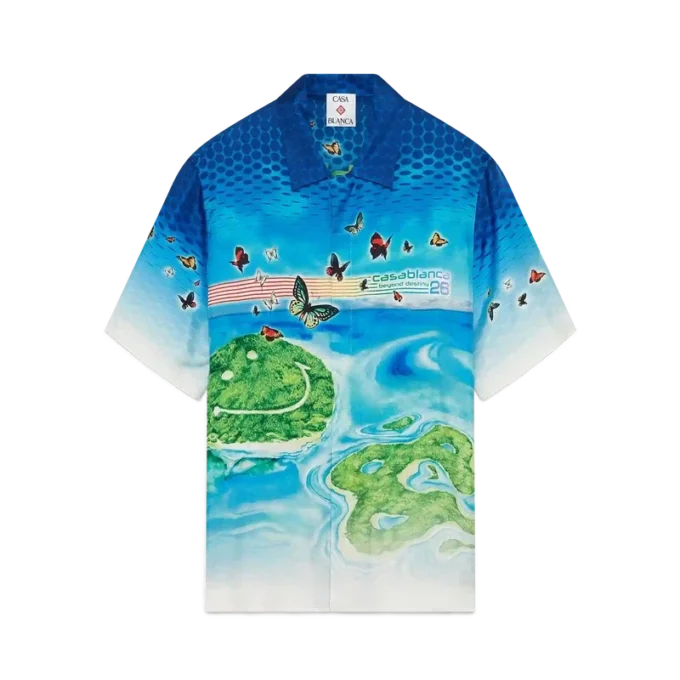 Beyond Destiny zijden shirt met korte mouwen Beyond Destiny zijden shirt met korte mouwen