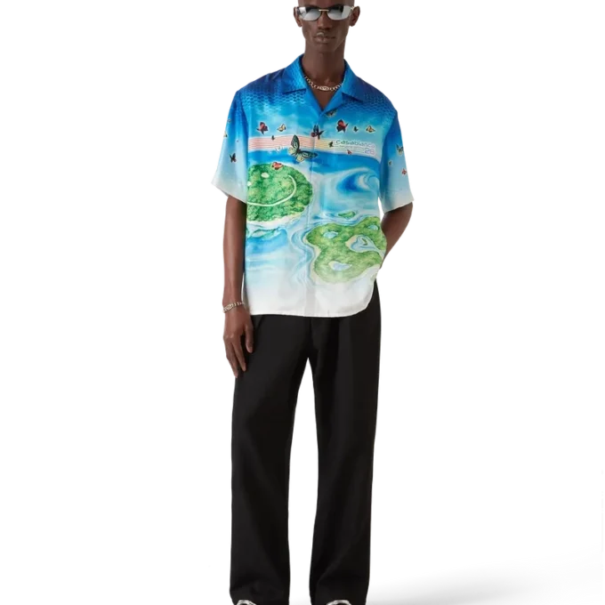 Beyond Destiny zijden shirt met korte mouwen Beyond Destiny zijden shirt met korte mouwen