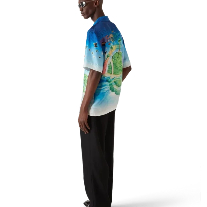 Beyond Destiny zijden shirt met korte mouwen Beyond Destiny zijden shirt met korte mouwen