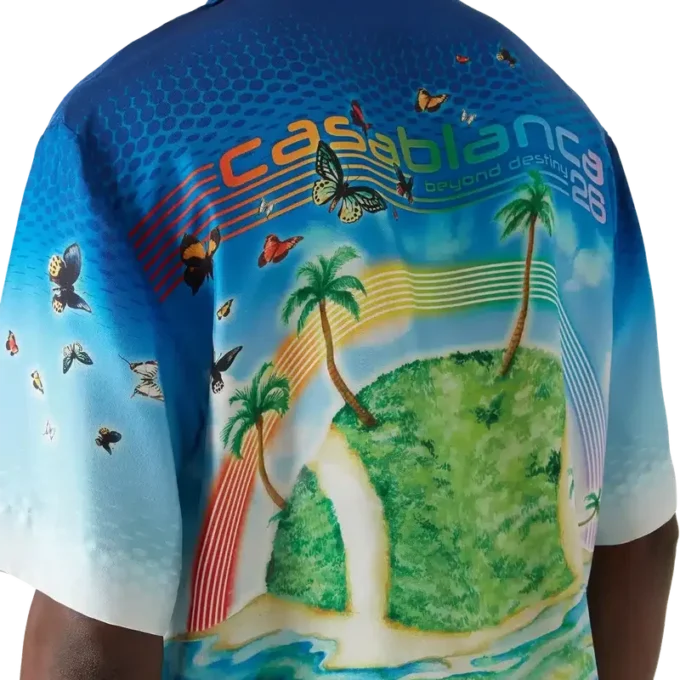 Beyond Destiny zijden shirt met korte mouwen Beyond Destiny zijden shirt met korte mouwen