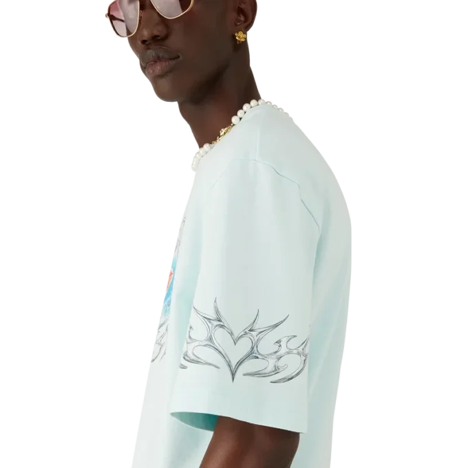 Blades oversized T-shirt met korte mouwen Blades oversized T-shirt met korte mouwen