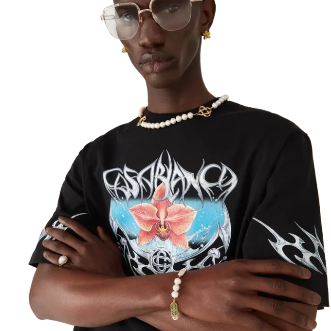 Blades oversized T-shirt met korte mouwen Blades oversized T-shirt met korte mouwen