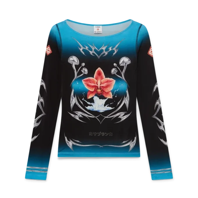 Blades Slinky Jersey-shirt met lange mouwen Blades Slinky Jersey-shirt met lange mouwen