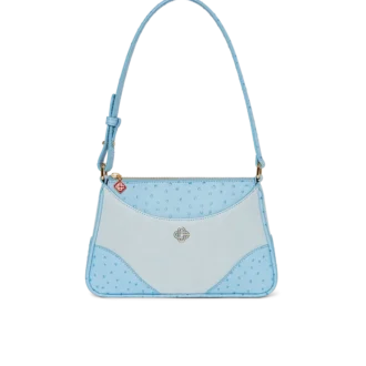 Blaue Jeanne Pochette-schoudertas