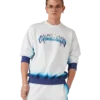 Blauw vervaagd sweatshirt