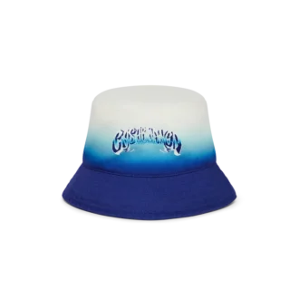Blauwe buckethoed met kleurverloop