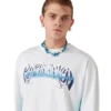 Blauwe geknoopte ketting Blauwe geknoopte ketting