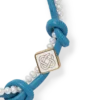Blauwe geknoopte ketting Blauwe geknoopte ketting