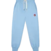 Blauwe joggingbroek met logopatch