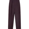 Blend getailleerde wollen zijstreepbroek van zijde Blend getailleerde wollen zijstreepbroek van zijde