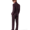 Blend getailleerde wollen zijstreepbroek van zijde Blend getailleerde wollen zijstreepbroek van zijde