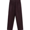 Blend getailleerde wollen zijstreepbroek van zijde Blend getailleerde wollen zijstreepbroek van zijde