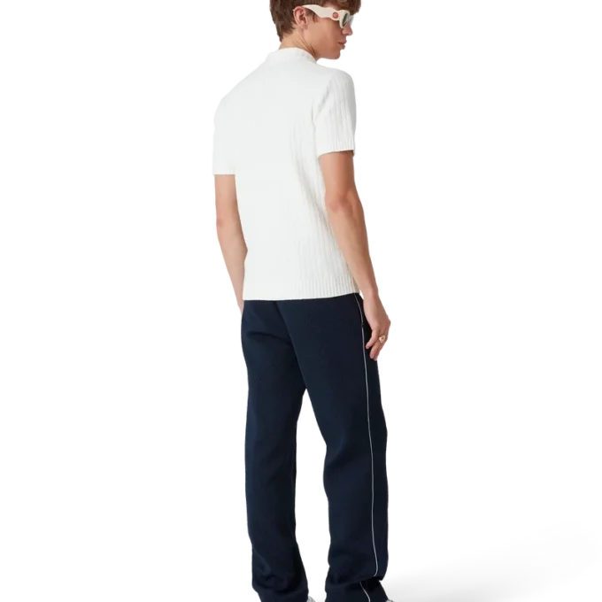 Bouclé poloshirt