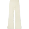 Broek van gebreide stof met textuur