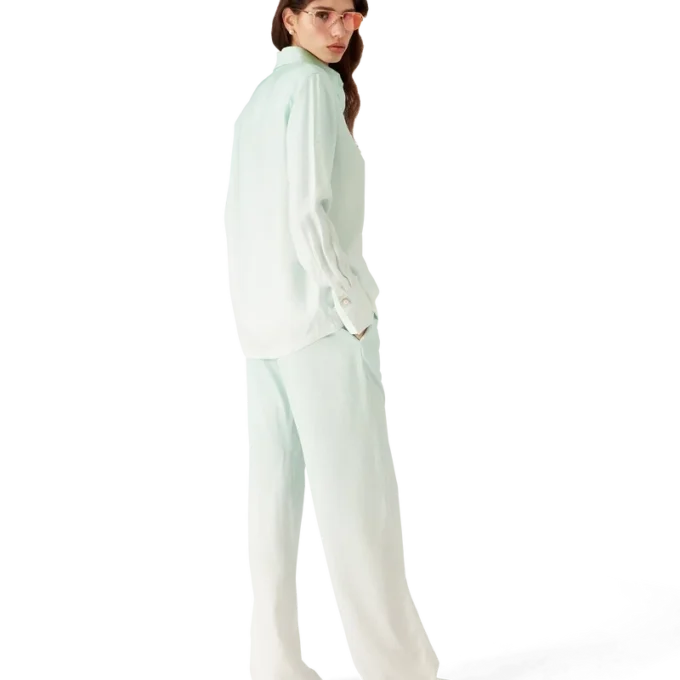 Broek van Monogram-jacquard met kleurverloop