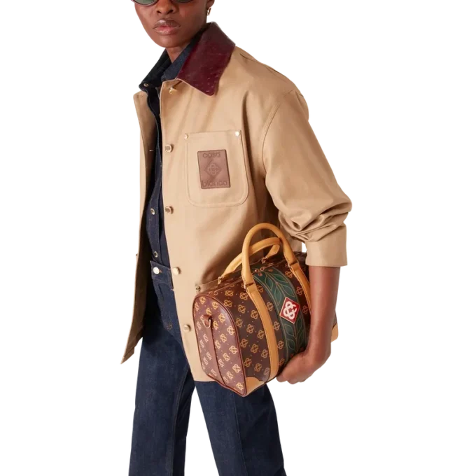 Bruine Mini Monogram Weekendtas Bruine Mini Monogram Weekendtas