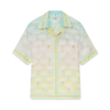 Candy Icons zijden twill overhemd met korte mouwen