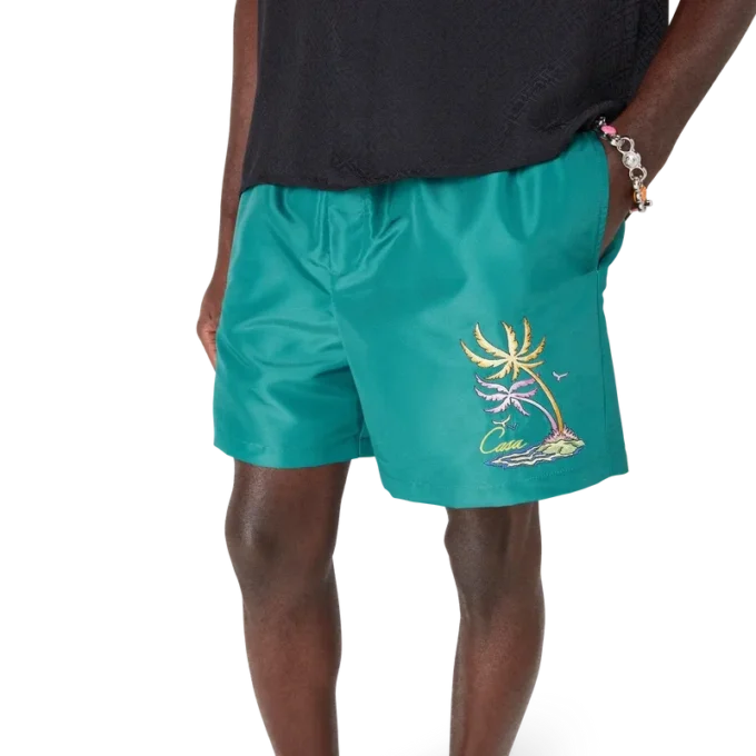 Casa Embroidery zwemshort