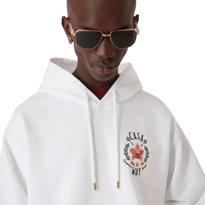 Casa Way Orchid Sweatshirt met capuchon Casa Way Orchid Sweatshirt met capuchon