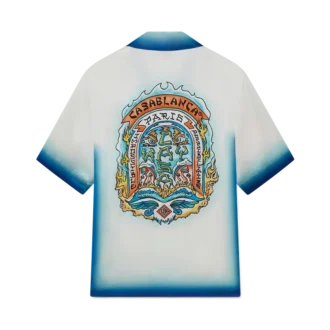 Casa Way Skate zijden shirt met korte mouwen