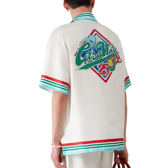 Casa Way World Series zijden overhemd met korte mouwen Casa Way World Series zijden overhemd met korte mouwen