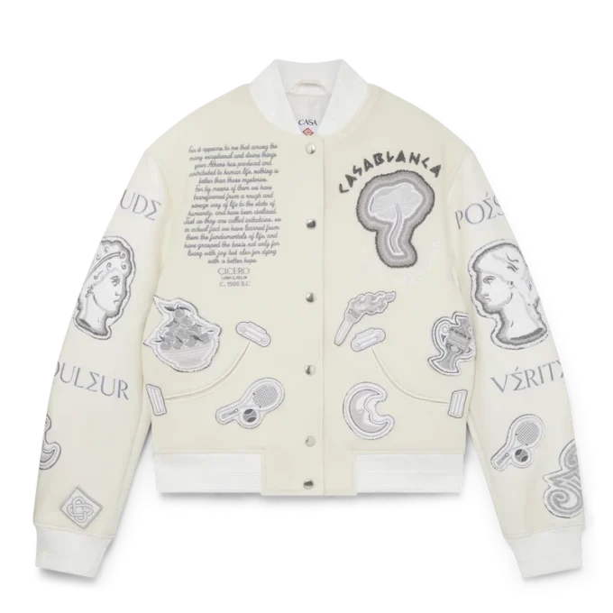 Chenille patchwork bomberjack Chenille patchwork bomberjack
