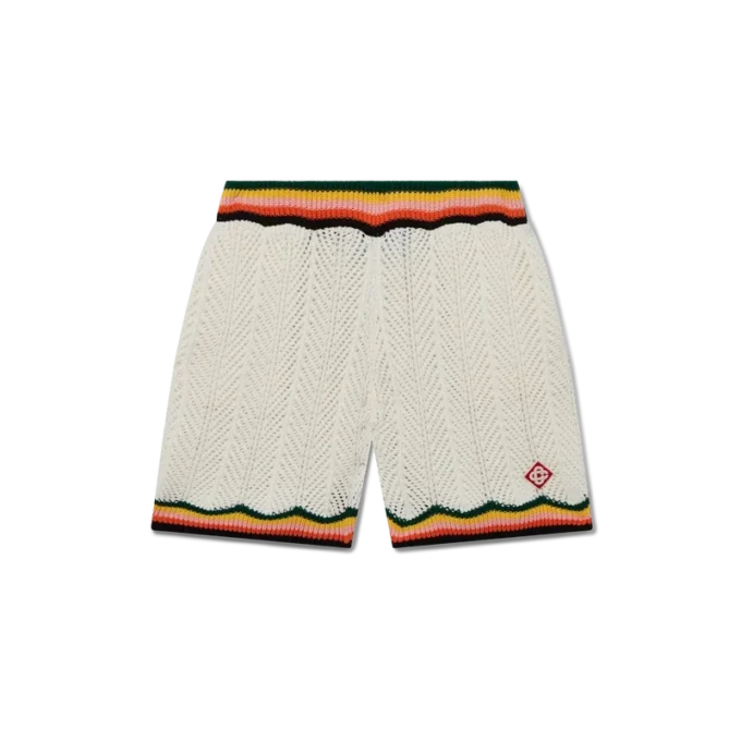 Chevron-kanten Shorts Chevron-kanten Shorts
