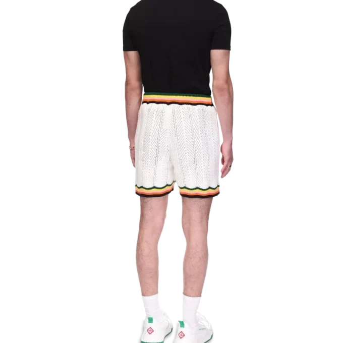 Chevron-kanten Shorts Chevron-kanten Shorts