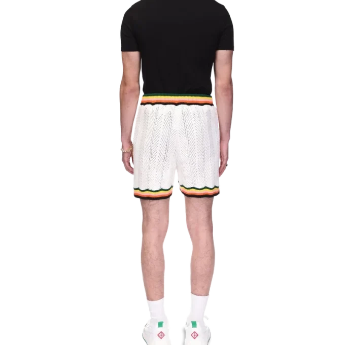 Chevron-kanten Shorts Chevron-kanten Shorts