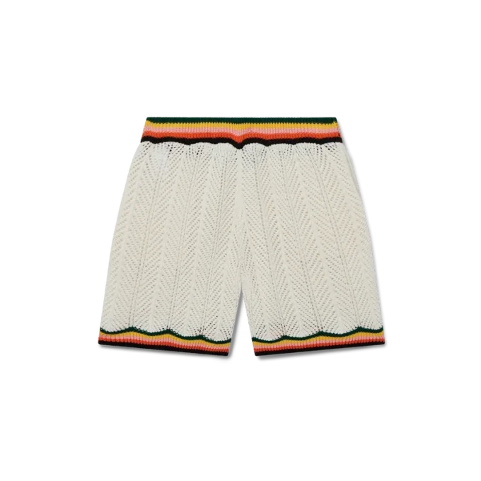 Chevron-kanten Shorts Chevron-kanten Shorts