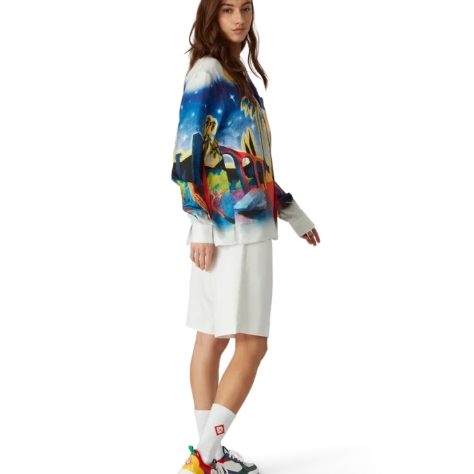 Court multicolour sneakers voor dames Court multicolour sneakers voor dames