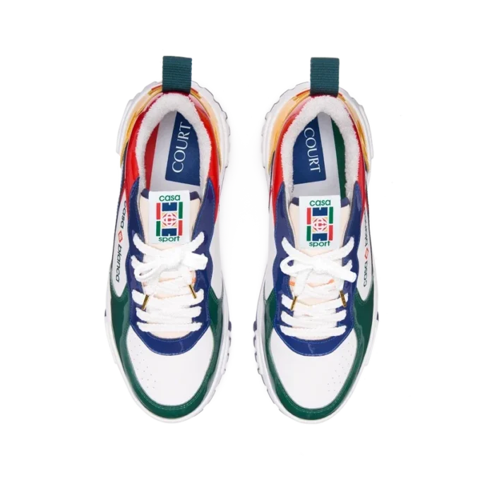 Court multicolour sneakers voor dames Court multicolour sneakers voor dames