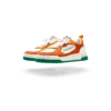 Court sneaker voor dames in oranje en wit Court sneaker voor dames in oranje en wit