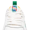 Court sneaker voor dames in wit en groen Court sneaker voor dames in wit en groen