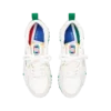 Court sneaker voor dames in wit en groen Court sneaker voor dames in wit en groen