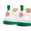 Court sneaker voor dames in wit en groen Court sneaker voor dames in wit en groen