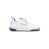 Court sneaker voor heren in wit en marineblauw Court sneaker voor heren in wit en marineblauw