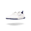 Court sneaker voor heren in wit en marineblauw Court sneaker voor heren in wit en marineblauw