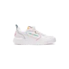 Court sneakers voor dames in wit en multicolor Court sneakers voor dames in wit en multicolor