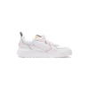 Court sneakers voor dames in wit en multicolor Court sneakers voor dames in wit en multicolor
