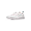 Court sneakers voor dames in wit en multicolor Court sneakers voor dames in wit en multicolor