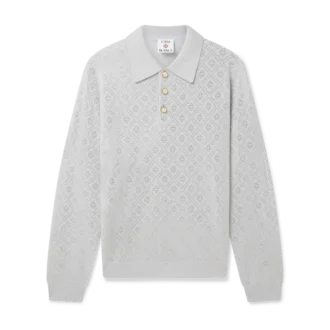 Crystal Monogram gebreid overhemd